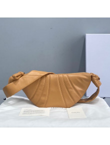 Lemaire Nappa Leather Small Croissant Bag Apricot 2021