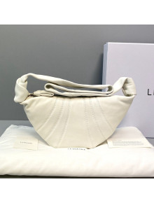 Lemaire Nappa Leather Small Croissant Bag White 2021