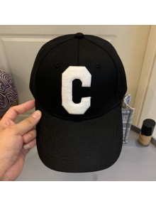 Celine Canvas C Baseball Hat Black 2021