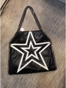 Stella McCartney 37cm Falabella Small Tote Bag with White Stars 2018