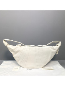 Lemaire Nappa Leather Large Croissant Bag White 2021