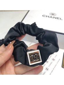 Chanel Lambskin Hair Ring Black 2021 100807