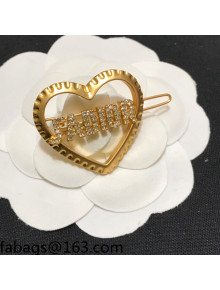 Dior Love Heaband Gold 2021 100810