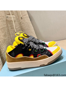 Lanvin Curb Zigzag-laces Sneakers Yellow/Black 2021 