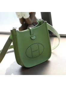 Hermes Evelyne Mini Bag in Original Togo Leather 17cm Green 2020