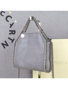 Stella McCartney Tiny Falabella Tote Bag 18cm Grey/Silver 2020