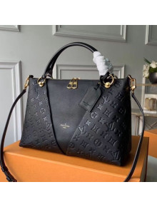Louis Vuitton V Tote MM Embossed Monogram Leather M44422 Black 2019