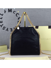 Stella McCartney Falabella Mini Tote Bag Black/Gold 2020