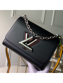Louis Vuitton Twist PM Shoulder Bag in Epi Leather M53886 Black/Yellow 2019