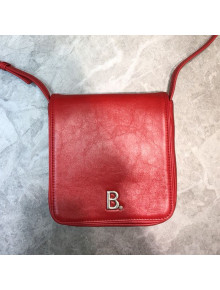 Balenciaga Mini Supple Nappa Calfskin Crossbody Bag Red 2019