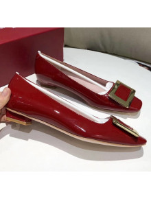 Roger Vivier Belle Vivier Pumps in Patent Leather With 2cm Heel Red 2020