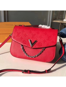 Louis Vuitton Calfskin Very Messenger Bag Cerise 2018