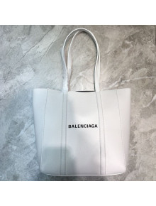 Balenciaga Everyday XS Logo Shopping Tote White 2019