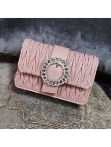 Miu Miu Matelasse Nappa Leather Mini Bag 5BH095 Pink 2021
