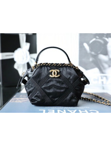 Chanel Quilted Nylon Clutch with Chain AP2669 Black 2022