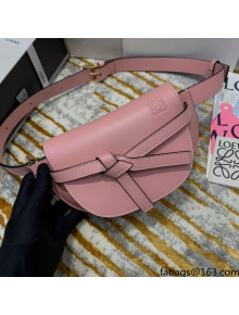 Loewe Mini Gate Belt Bag in Natural Calfskin Pink 2021 Top