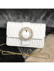 Miu Miu Matelasse Nappa Leather Mini Bag 5BH095 White 2021