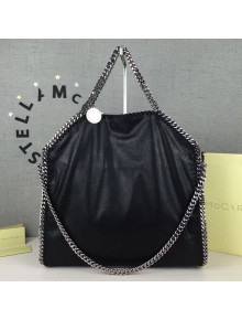 Stella McCartney Falabella Fold Over Tote Bag Black/Silver 2020