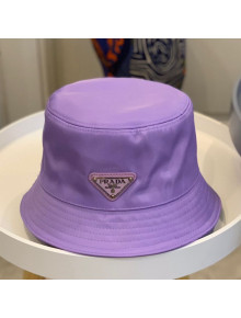 Prada Nylon Bucket Hat Purple 2021