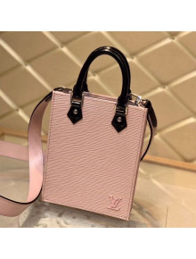 Louis Vuitton Petit Sac Plat Mini Tote Bag in Pink Epi Leather M69575 2020