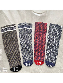 Dior Oblique Socks 4 Colors 2021