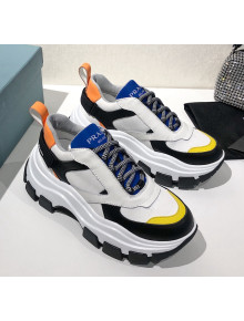 Prada Block Sneakers White/Blue/Yellow 2020