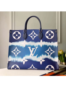 Louis Vuitton LV Escale Onthego Monogram Canvas Large Tote M45120 Blue 2020