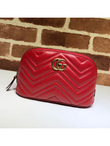 Gucci GG Marmont Large Cosmetic Case 625690 Red 2020