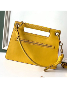 Givenchy Small Whip Top Handle Bag in Smooth Leather Yellow 2019