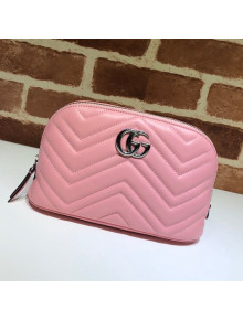 Gucci GG Marmont Large Cosmetic Case 625690 Pastel Pink 2020