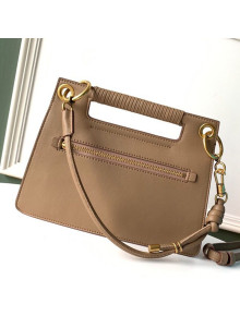 Givenchy Small Whip Top Handle Bag in Smooth Leather Taupe 2019