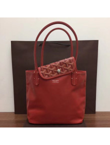 Goyard Reversible Mini Shopping Tote Bag Red 2019