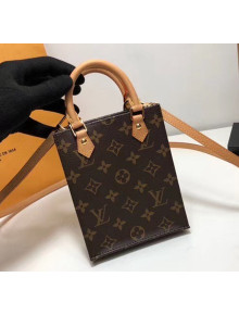 Louis Vuitton PETIT SAC PLAT  Bag In Monogram Canvas M69442 2020