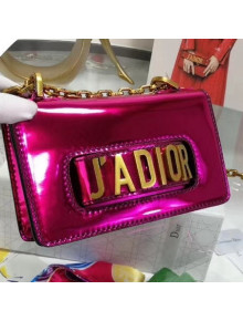 Dior Mini J'adior Flap Bag In Metallic Mirror Calfskin Fuchsia Summer 2018