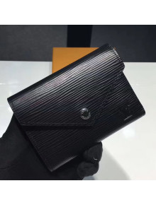  Louis Vuitton Epi Leather Victorine Wallet M62173 Noir 2017