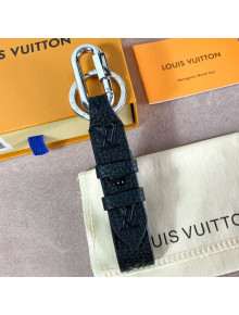 Louis Vuitton Harness Monogram Leather Bag Charm and Key Holder Black 2021
