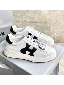 Hogan White Calfskin Sneakers Black 2021 13 