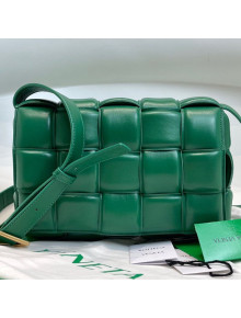 Bottega Veneta Padded Cassette Medium Crossbody Messenger Bag Racing Green 2021 29