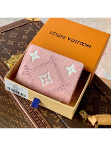 Louis Vuitton Cléa Wallet in Embroidered Quilted Leather M81212 Pink 2022