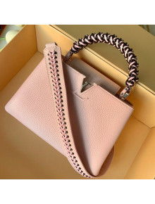 Louis Vuitton Capucines BB with Braided Handle M55236 Pink 2019