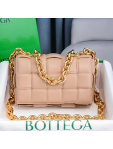 Bottega Veneta The Chain Cassette Cross-body Bag Nude Pink 2021