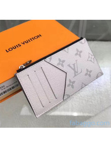Louis Vuitton Taiga Cowhide Coin Card Holder M30320 White 2020