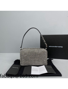 Alexander Wang Crystal Mini Top Handle Bag Black 2021 3049