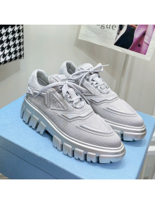 Prada Fabric Sneakers Grey 2021 112402