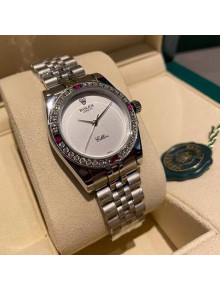 Rolex Datejust Women's Watch White/Silver 2021