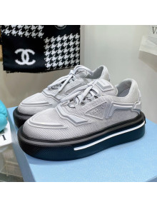 Prada Fabric Sneakers Grey 2021 112405