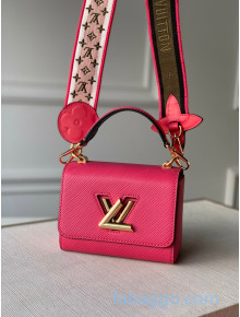 Louis Vuitton Twist Mini Bag in Epi Leather M57063 Pink Rose 2020