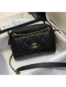 Chanel Small Camera Case in Grained Calfskin AS1367 Black 2020