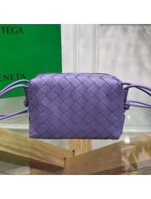Bottega Veneta Mini Loop Crossbody Bag Lavender Purple 2021