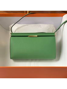 Hermes Clic-H 21 Bag in Grained Calfskin Shoulder Bag Green/Gold 2020